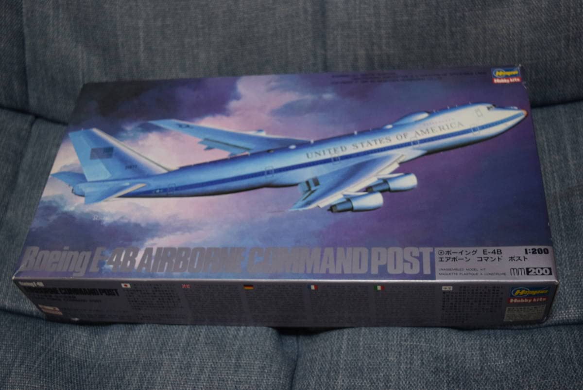 (未使用･未開封品)　ハセガワ 1/200 アメリカ空軍 E-4B アドバンスド エアボーン コマンドポスト プラモデル 10809 f4u0baa Amazon | □レア1/200 ハセガワ アメリカ空軍ボーイングE-4Bエアボーン